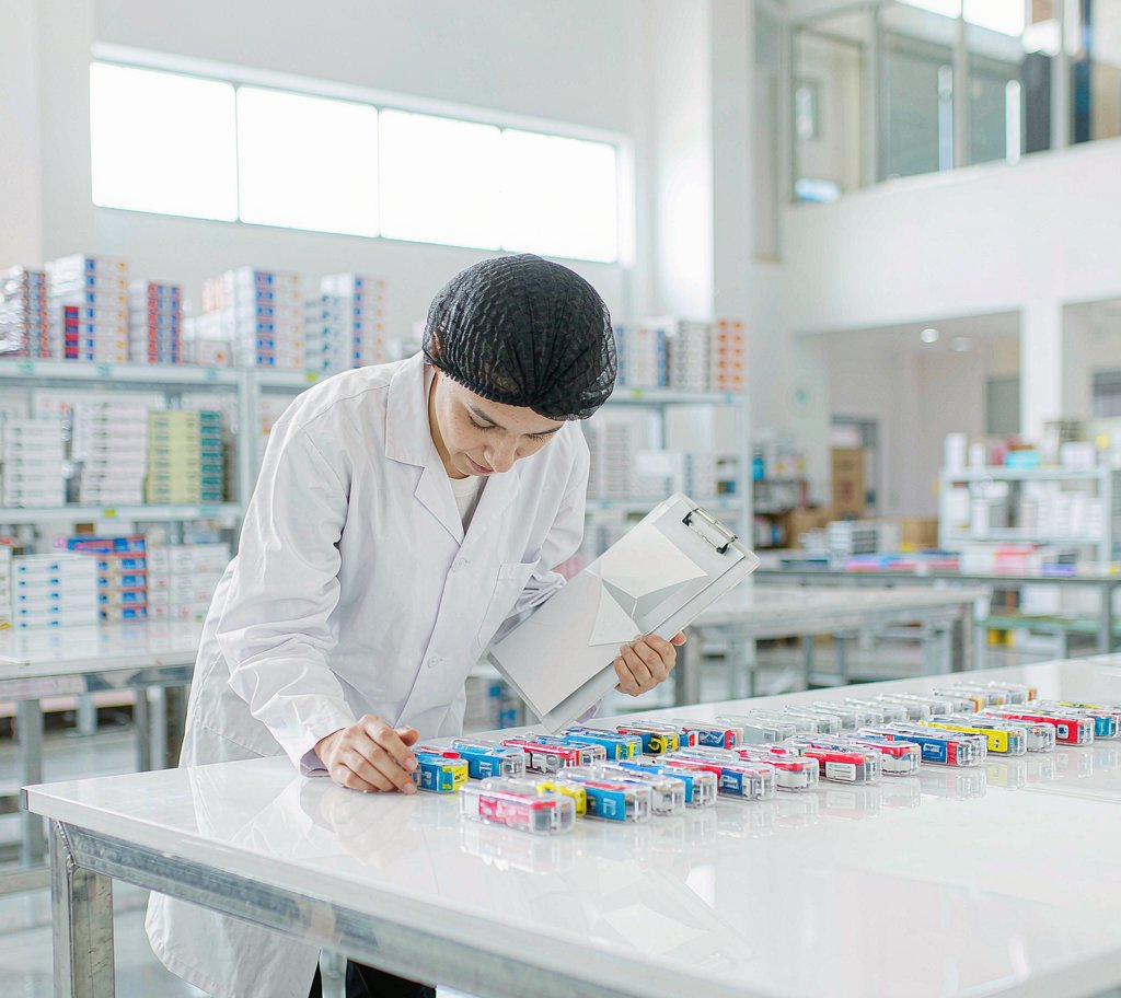 Quality inspection of stationery products