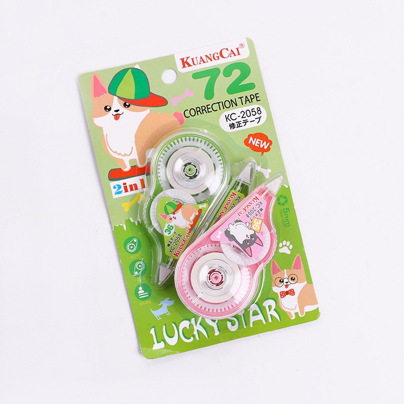 Cartoon Correction Tape, 2-Pack — Style 2058