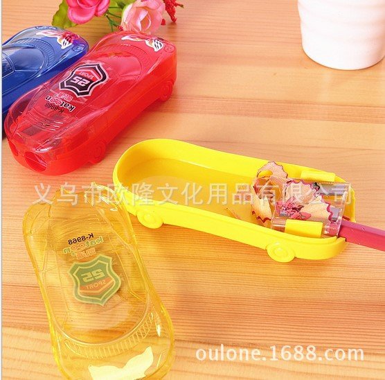 Racing Car Double-Hole Pencil Sharpener