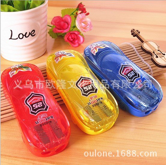 Racing Car Double-Hole Pencil Sharpener view 2