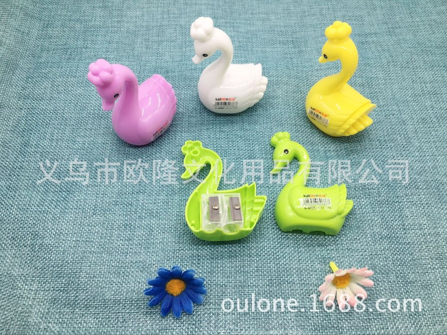Swan Double-Hole Pencil Sharpener view 3