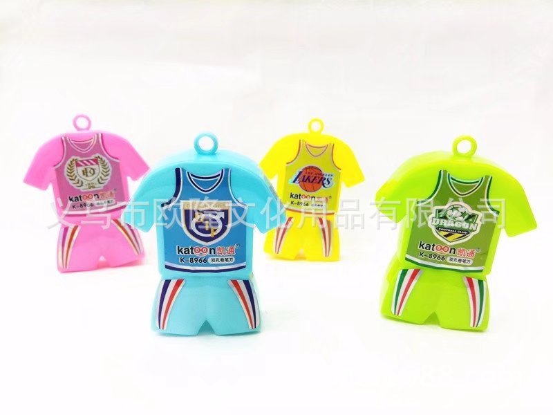 Shirt Double-Hole Pencil Sharpener