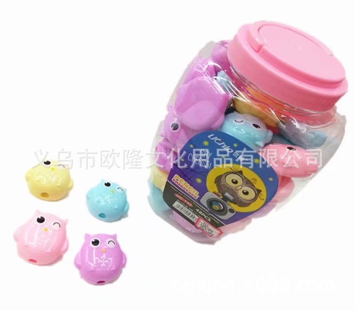 Owl Bee Cartoon Pencil Sharpener