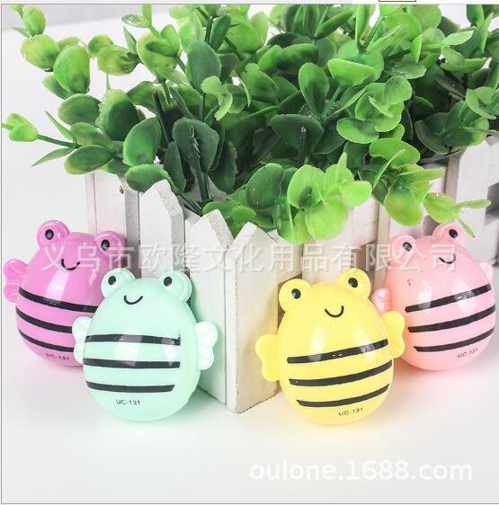 Bee Cartoon Pencil Sharpener — Style 131 view 3