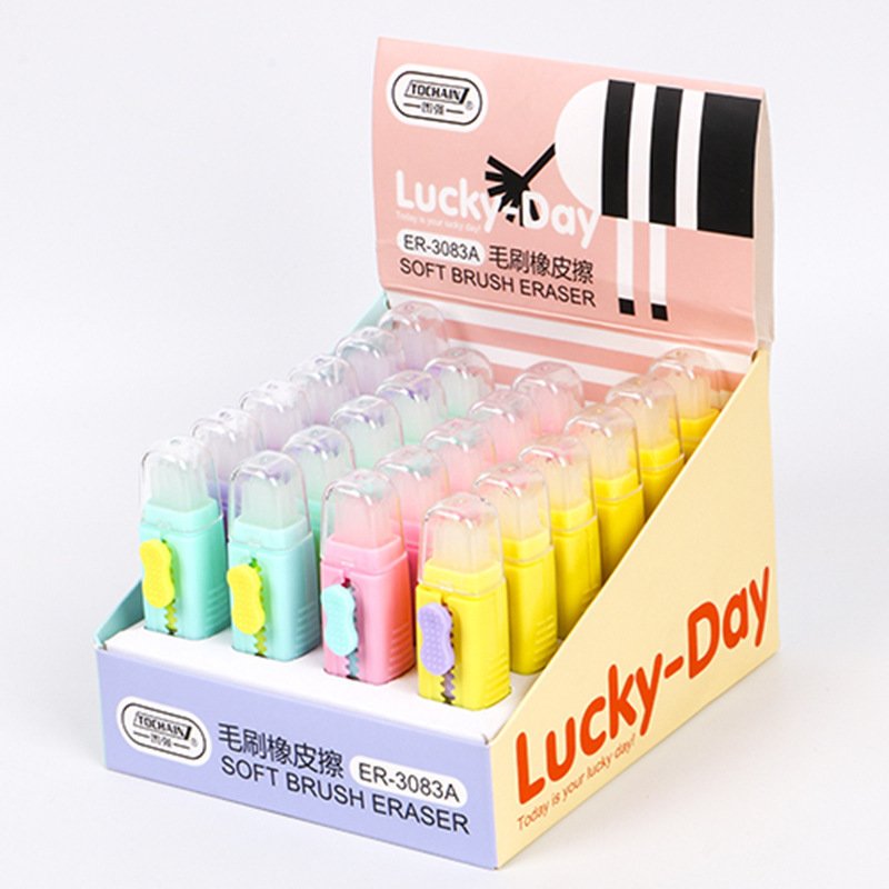 Retractable Push-Up Smudge-Free Eraser
