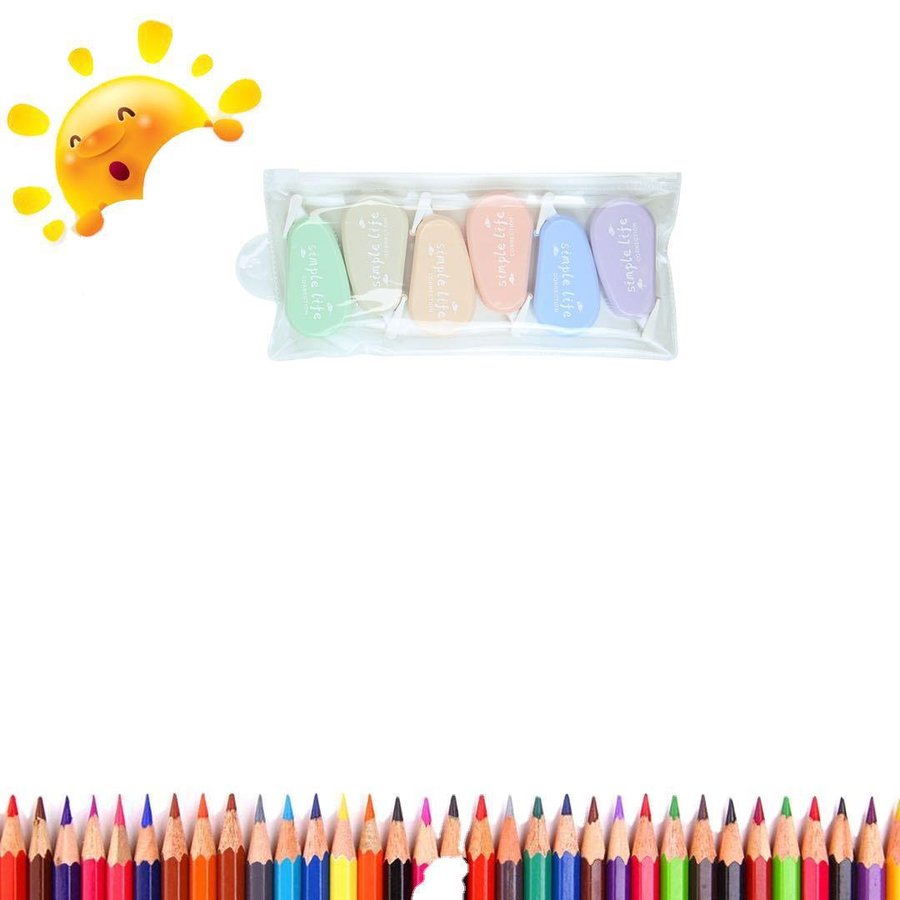 Mini Creative Correction Tape, 6-Pack view 2