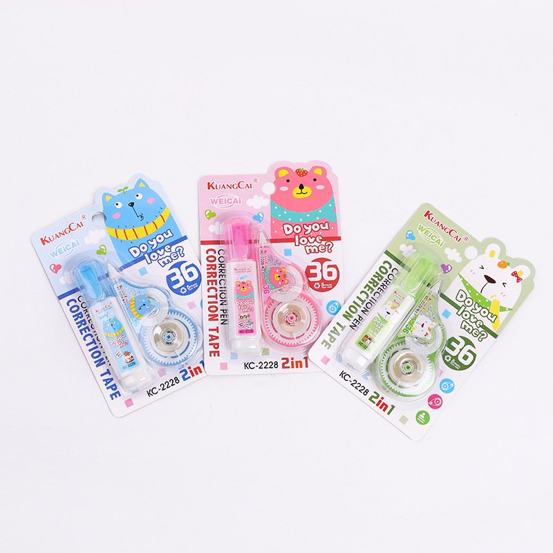 Cartoon Correction Tape, Set — Style 2228 view 2