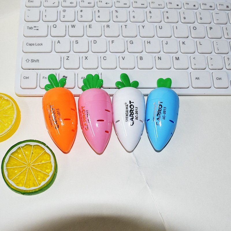 Carrot Mini Cartoon Pencil Sharpener view 3