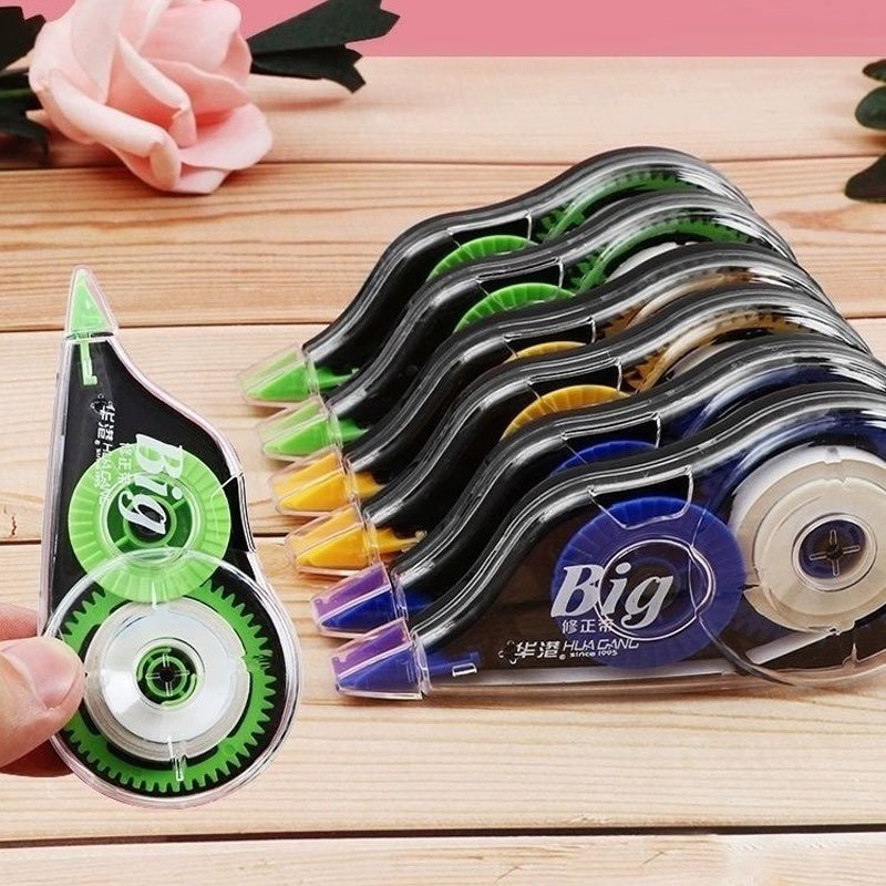 Transparent High-Capacity Creative Correction Tape, 3-Pack view 3