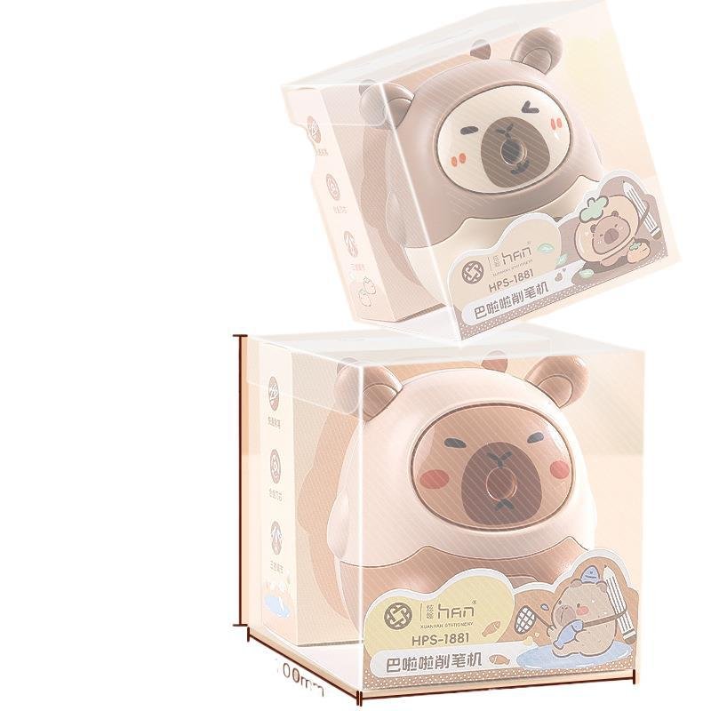 Capybara Hand-Cranked Auto-Feed Pencil Sharpener