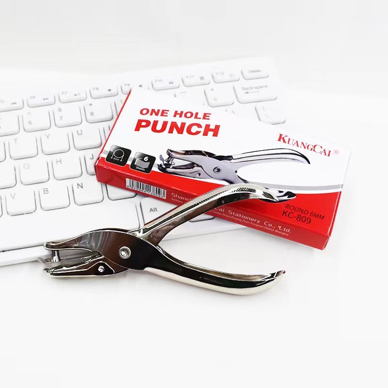 Single-Hole Aluminium Round-Hole Punch, 6mm X A4