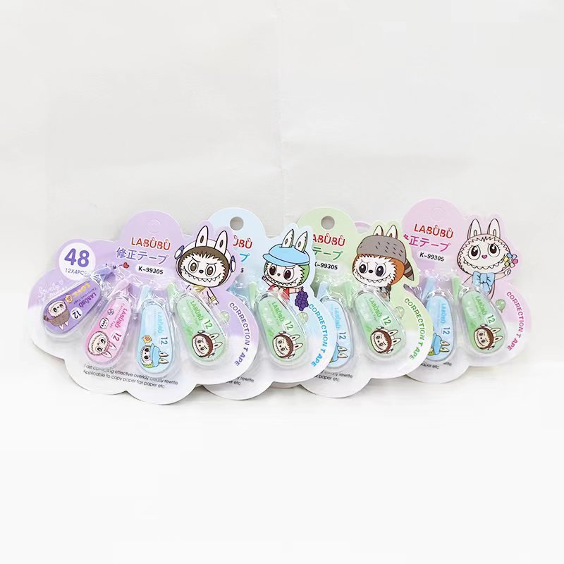 Cartoon Correction Tape, 4-Pack