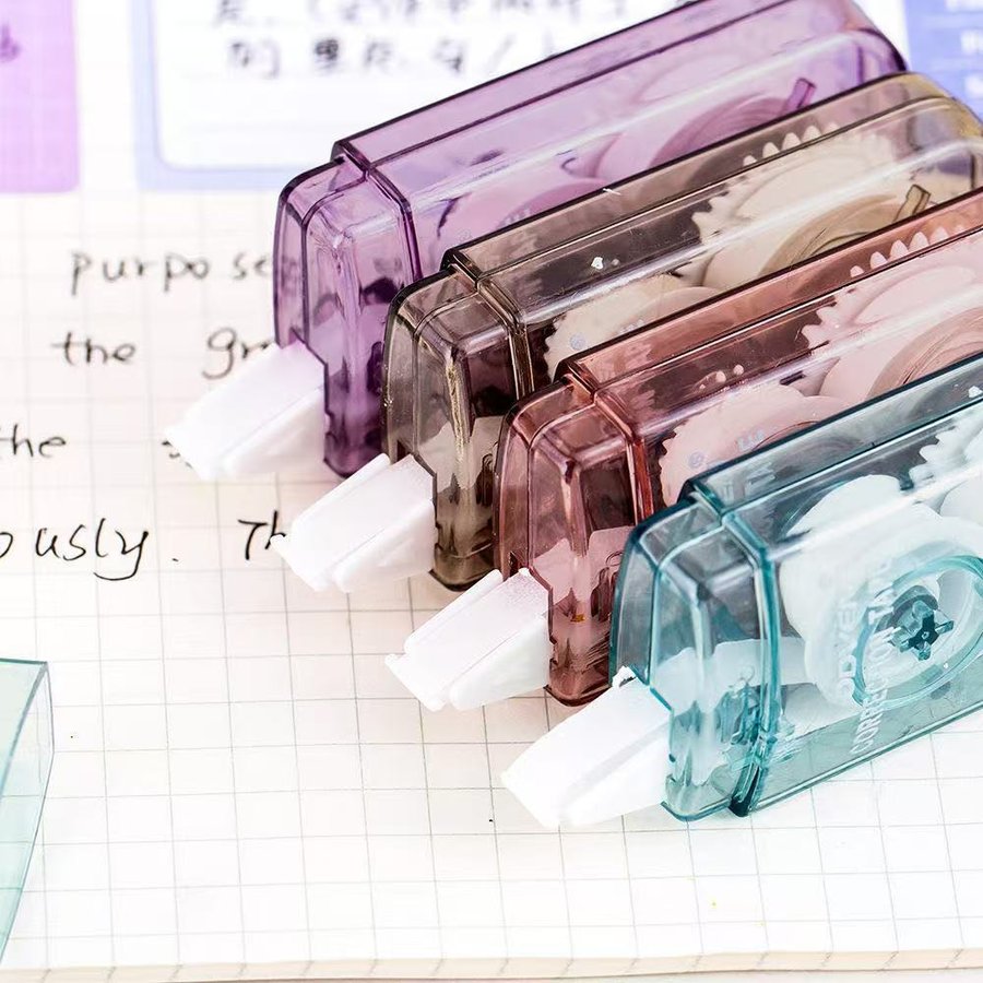 Macaron Smoky Grey High-Capacity Correction Tape view 2