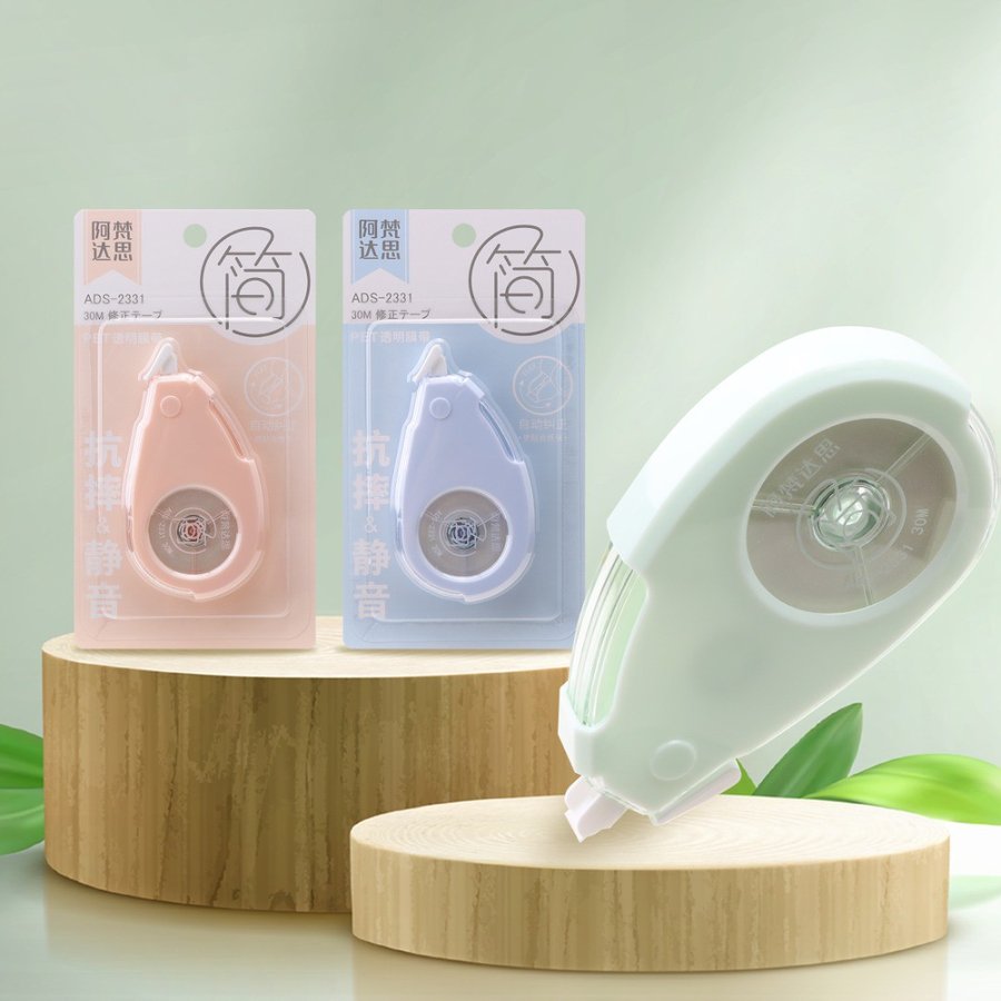 High-Capacity Quiet Shatterproof Correction Tape, 30m view 3