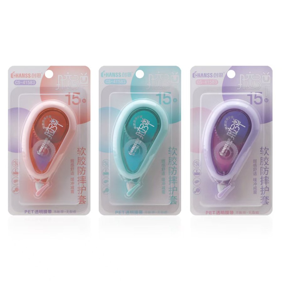 Bold Colour High-Capacity Shatterproof Correction Tape