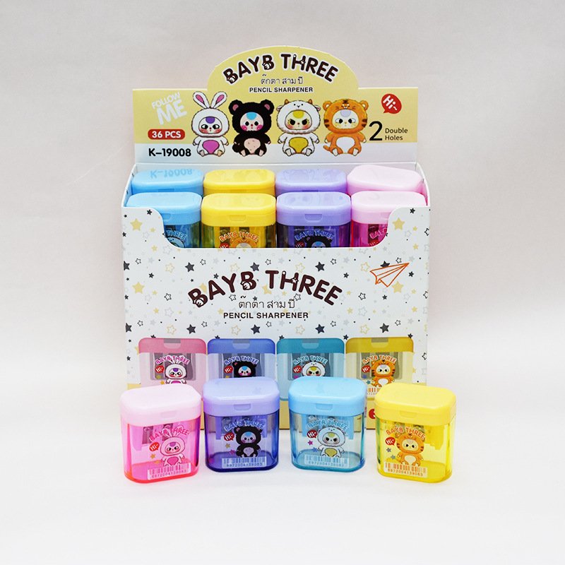 Double-Hole Kids Pencil Sharpener