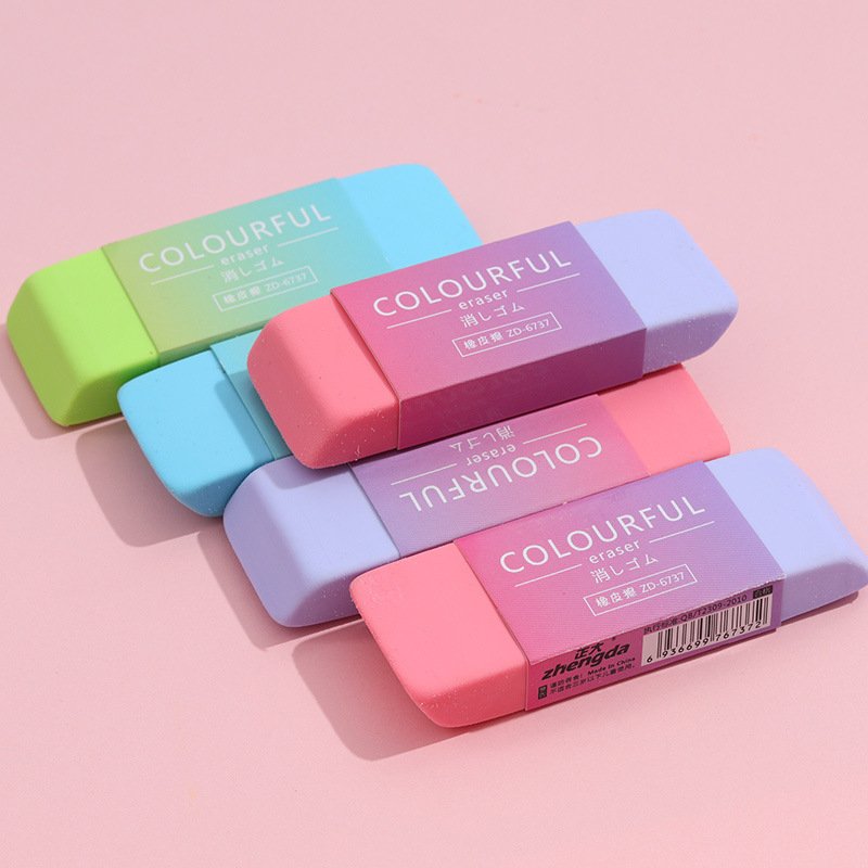 Colourful Smudge-Free Eraser