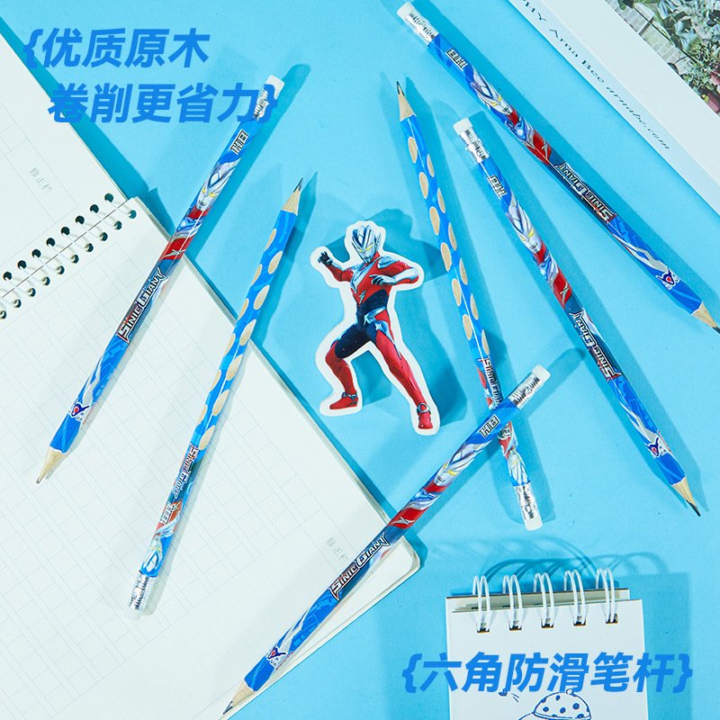 Hexagonal Cartoon Pencil, HB view 2