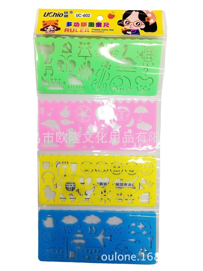 Multi-Function Cartoon Ruler