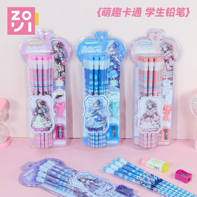 Princess Non-Toxic Round Pencil, HB view 3