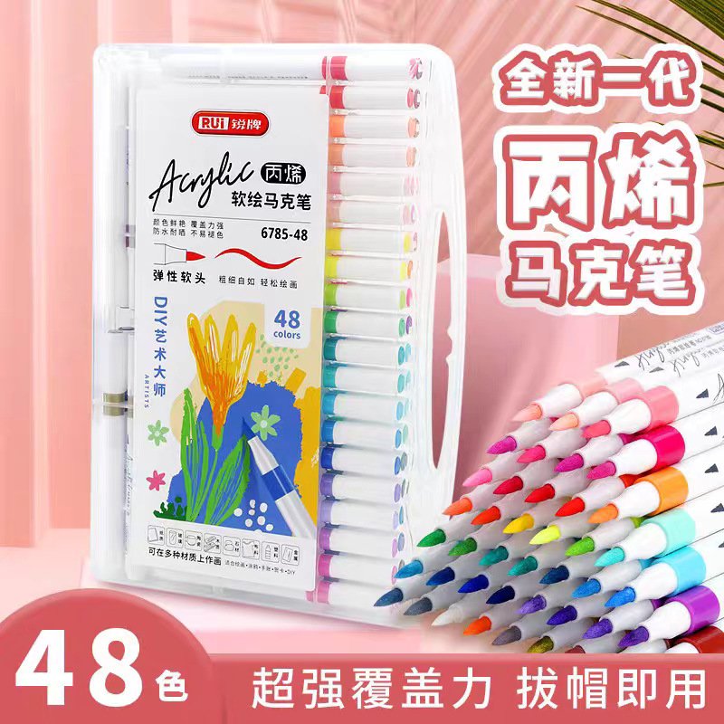 Soft-Tip Non-Toxic Acrylic Marker view 2
