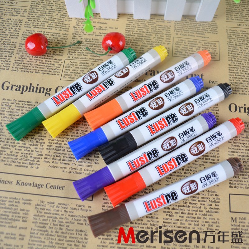8 Colours Colourful Erasable Whiteboard Marker, Set view 2