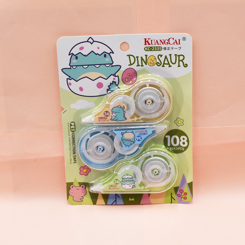 High-Capacity Cartoon Correction Tape, 3-Pack — Variant 2 view 3