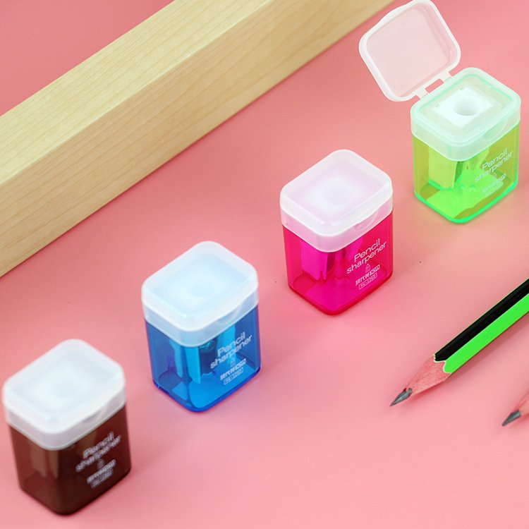 Single-Hole Colourful Mini Pencil Sharpener — Style 1260 view 3
