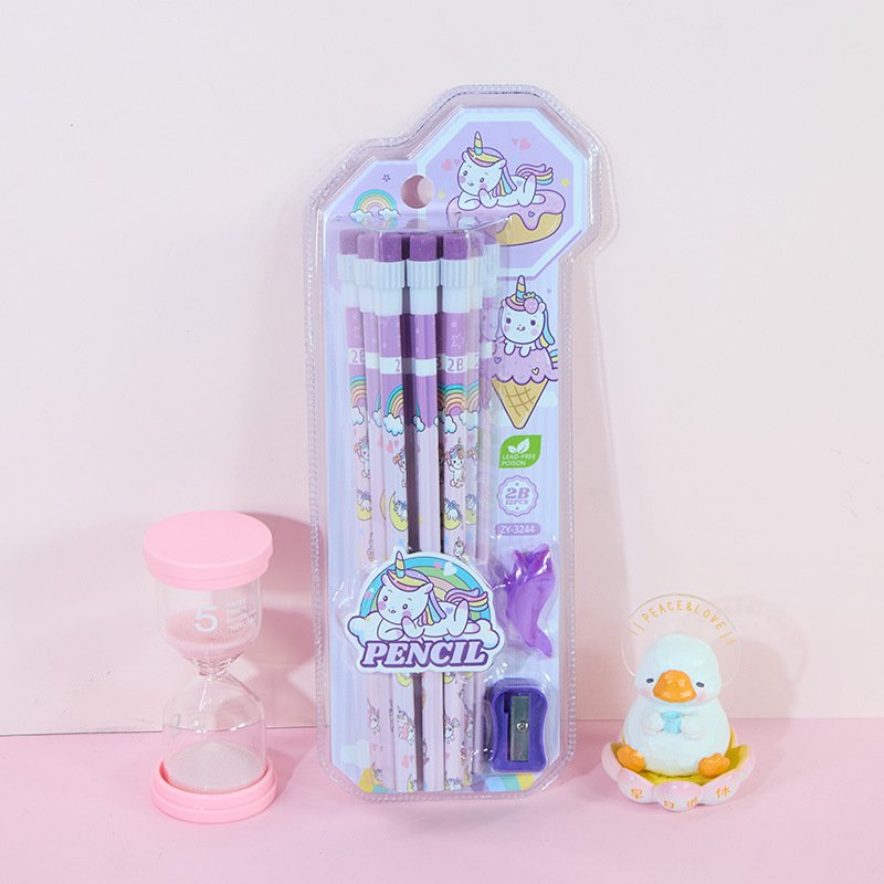Unicorn Wooden Round Pencil, HB