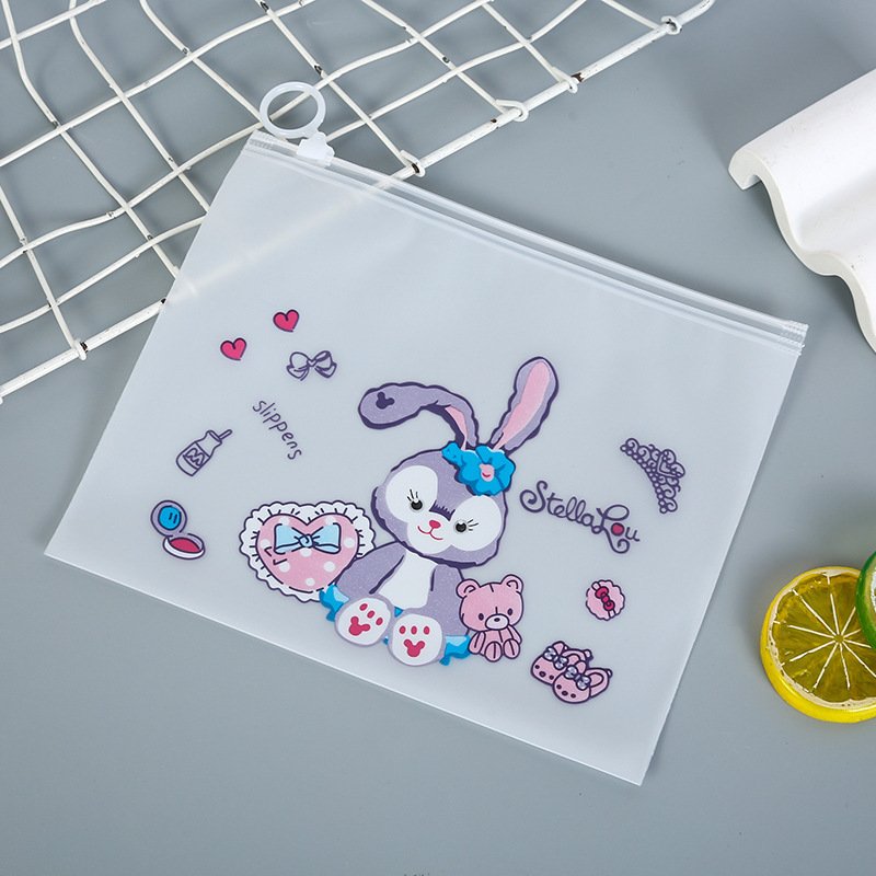 Waterproof Zippered Cartoon File Bag view 2