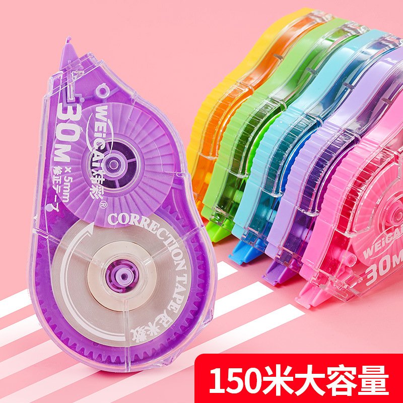 Transparent High-Capacity Plastic Correction Tape, 150m — Style 150 view 2