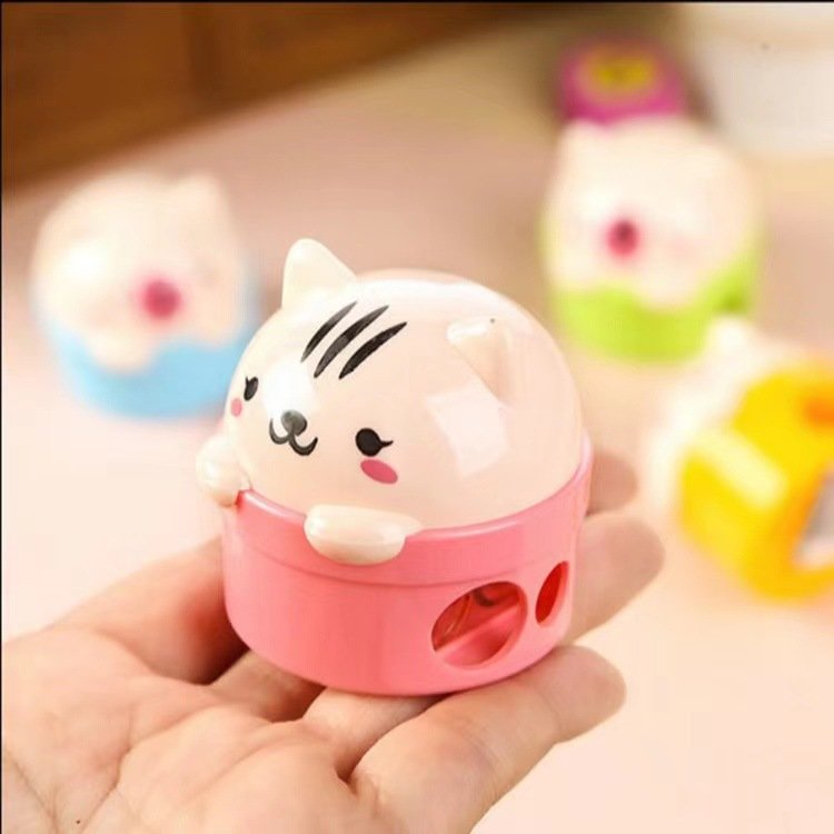 Double-Hole Mini Portable Pencil Sharpener