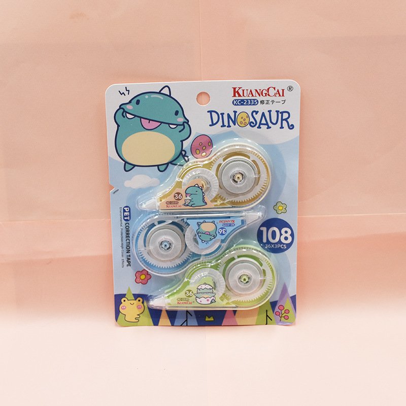 High-Capacity Cartoon Correction Tape, 3-Pack — Variant 2 view 2
