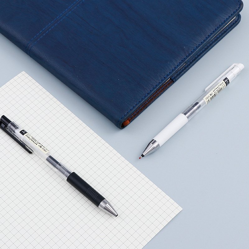 Retractable Water-Based Black Gel Pen