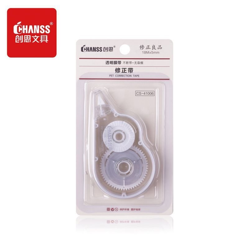 Transparent Correction Tape, 5mm X 18m