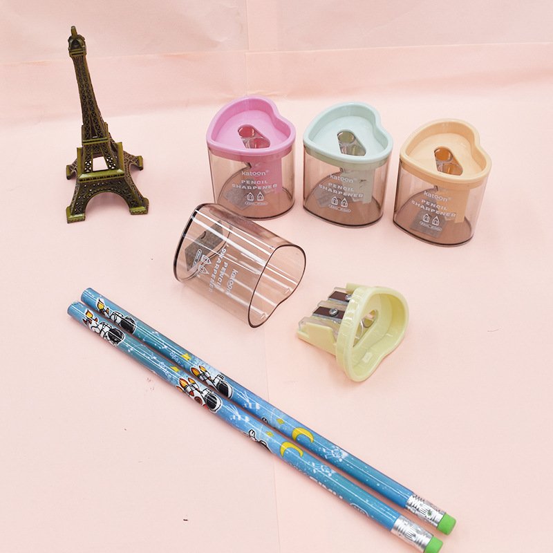 Double-Hole Transparent Portable Pencil Sharpener view 3