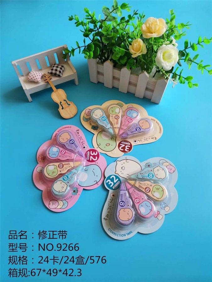 Cartoon Correction Tape, 4-Pack — Style 9153 view 3