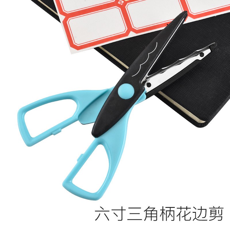 Triangular Decorative Kids Decorative Edge Scissors view 2