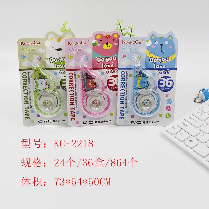 High-Capacity Cartoon Correction Tape
