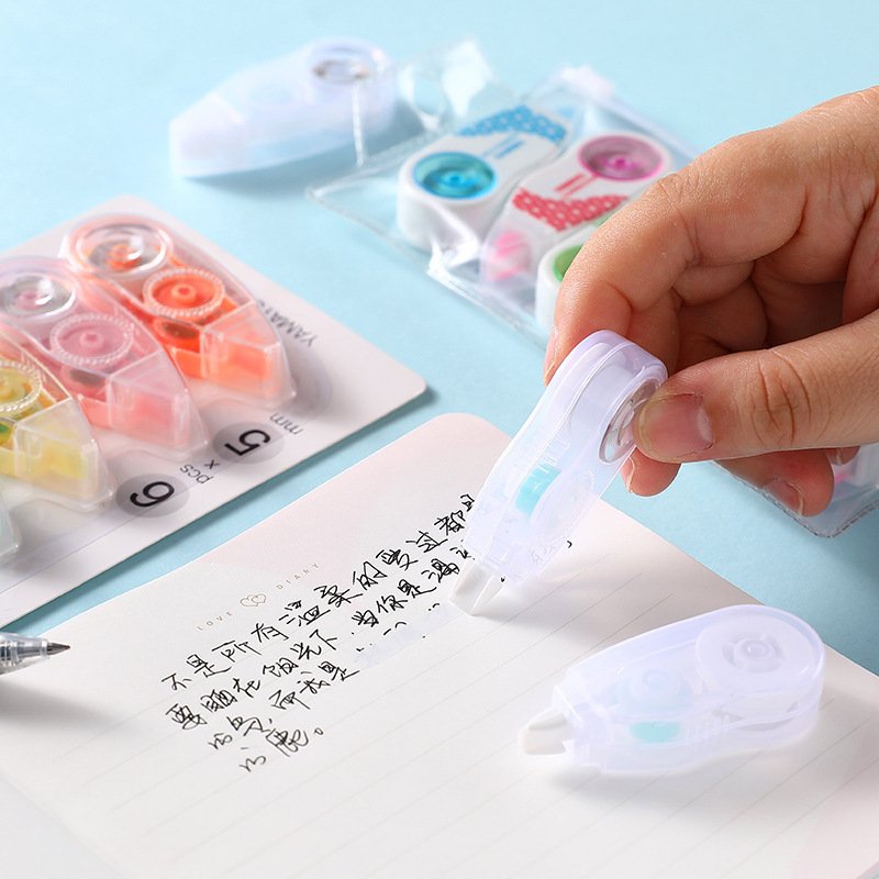Transparent Mini Multi-Function Correction Tape, 10-Pack