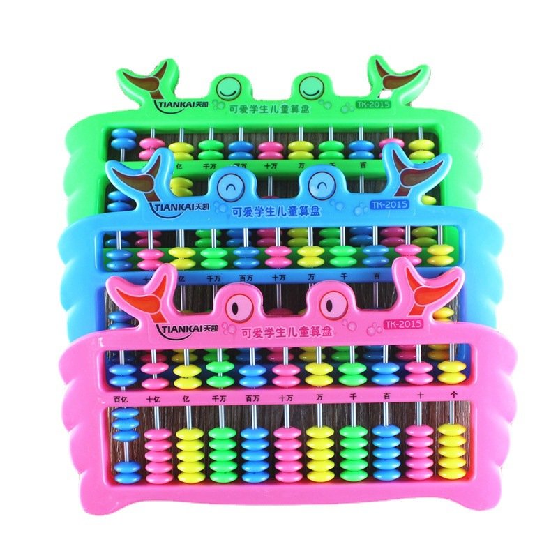 Crab Plastic Cartoon Abacus, 11-Rod view 3