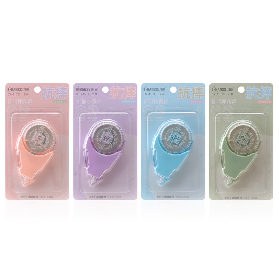 Bold Colour High-Capacity Quiet Correction Tape