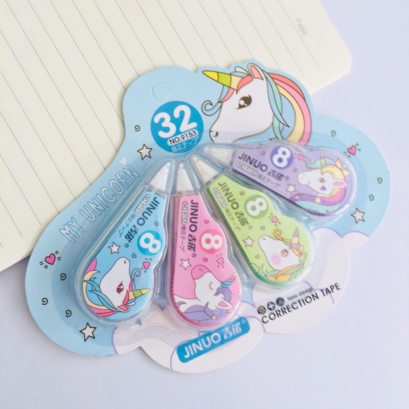 Cartoon Correction Tape, 4-Pack — Style 9153