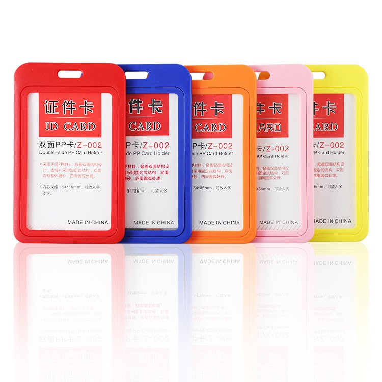 Plastic Double-Sided ID Badge Holder