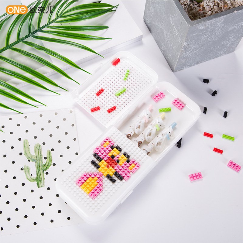 Plastic Creative Cartoon Pencil Box