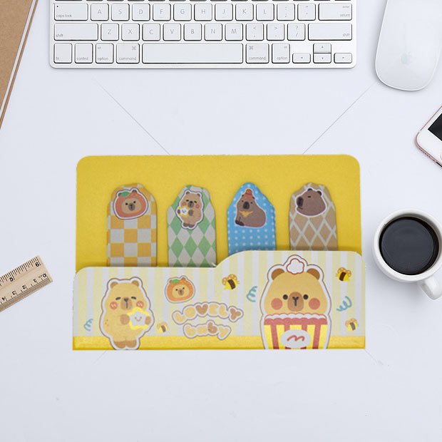 Capybara Creative Cartoon Sticky Notes view 3
