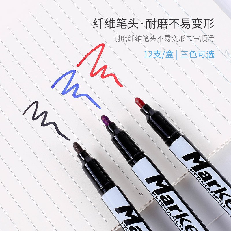 Blue Erasable Single-Tip Marker view 3