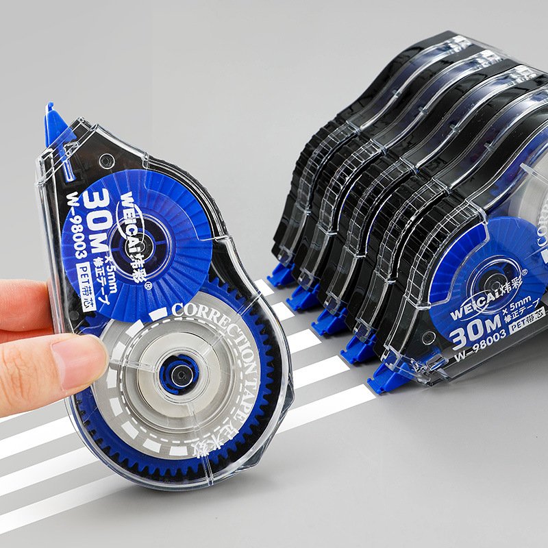 Transparent High-Capacity Plastic Correction Tape, 150m view 3