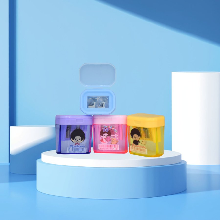 Double-Hole Mini Cartoon Pencil Sharpener view 3