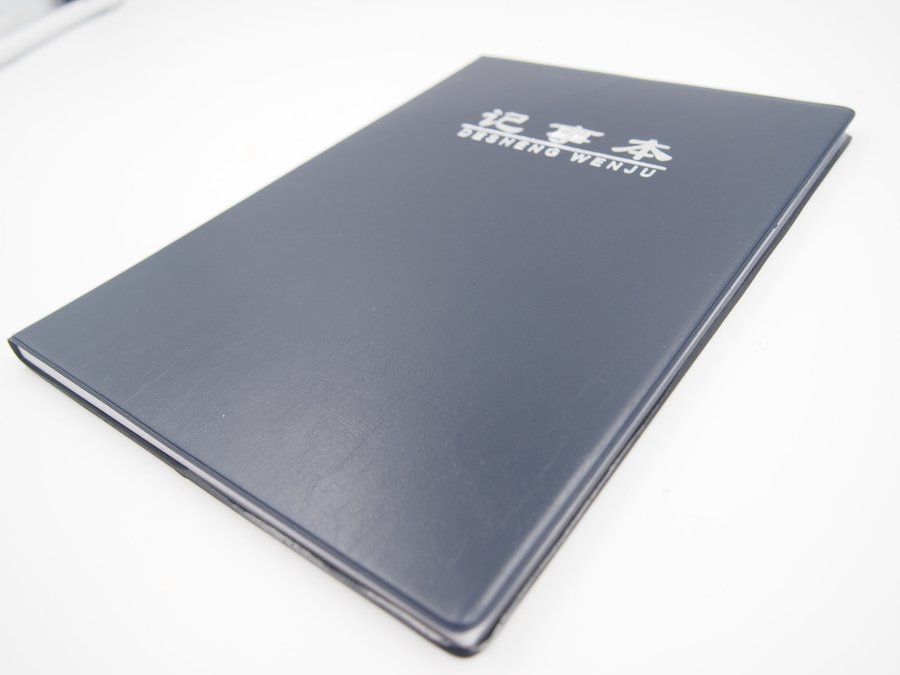 Hardcover Leather Black Notebook
